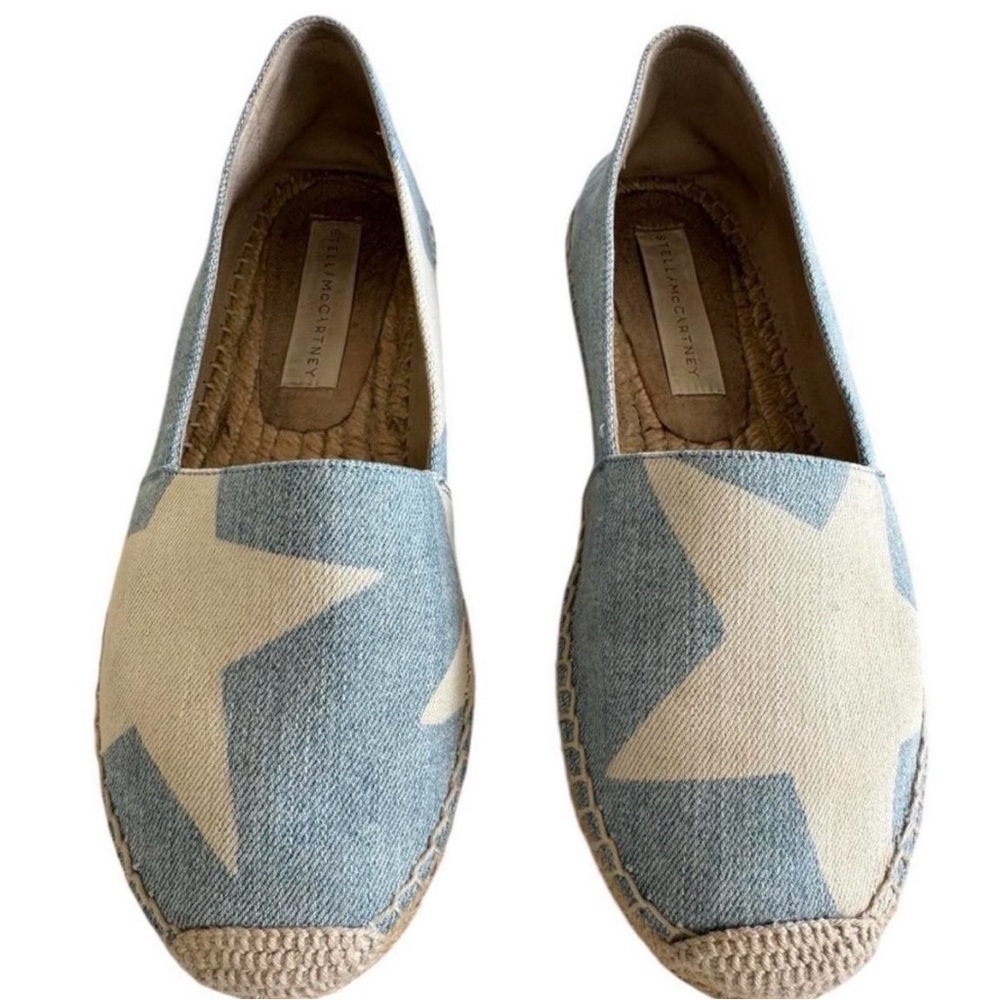 Stella McCartney Blue Star Espadrilles